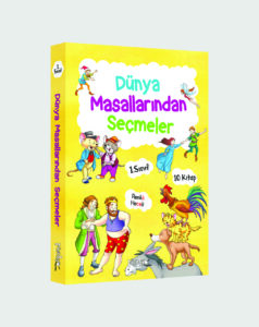 Dünya Masallarından Seçmeler 1.Sınıf 10 Kitap (Renkli Heceli)