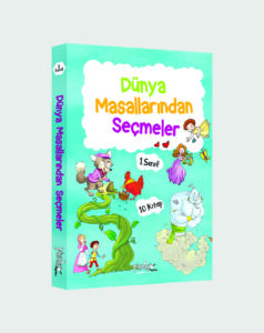 Dünya Masallarından Seçmeler 1.Sınıf 10 Kitap (Düz Yazılı)