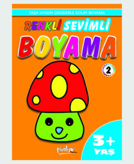 Renkli Sevimli Boyama 3+ Yaş 2.Kitap