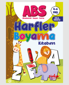 AKADEMİK BAŞARI SERİSİ HARFLER BOYAMA 4-6 YAŞ