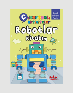 ÇIKARTMALI ROBOT KİTABIM+STICKER (16 SAYFA)