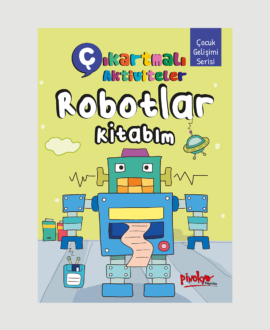 ÇIKARTMALI ROBOT KİTABIM+STICKER (16 SAYFA)